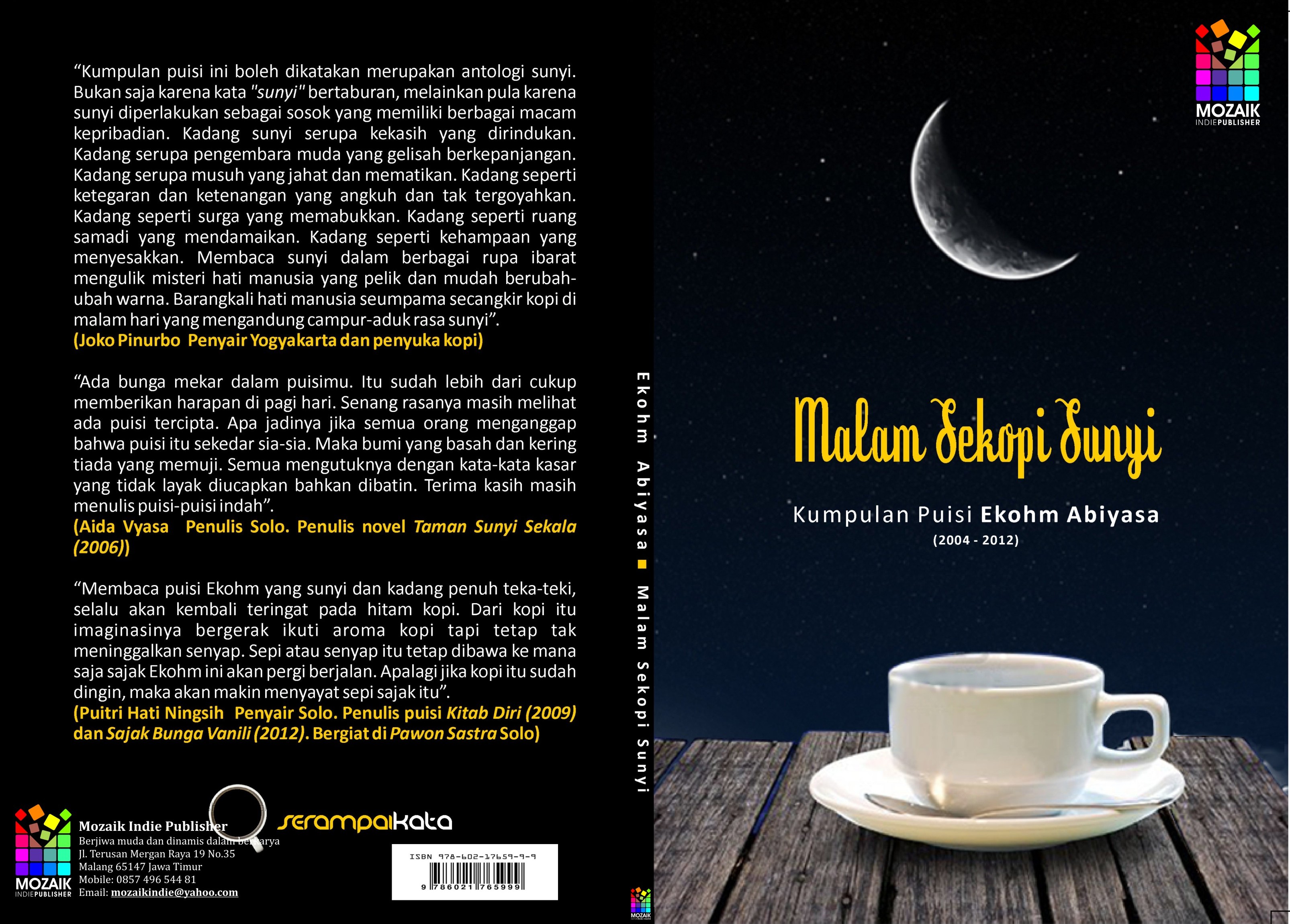  Launching Malam  Sekopi Sunyi Mozaik Indie Publisher